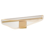 Manta Bath Vanity Light - Gold / Frosted