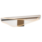 Manta Bath Vanity Light - Black / Frosted