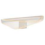 Manta Bath Vanity Light - Polished Chrome / Frosted