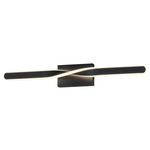 Pirouette Bathroom Vanity Light - Black