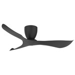 Keanu Hugger Ceiling Fan - Black / Black