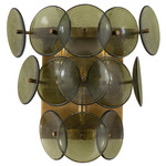 Loren Wall Sconce - Weathered Brass / Green