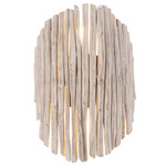 Baywood Wall Sconce - Textured Bronze / Weathered Wood
