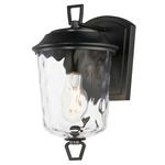 Prescott Outdoor Wall Light - Dark Bronze / Clear