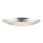 Diverse Color-Select Ceiling Light - Satin Nickel / White