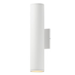 Caldera Up/Down Outdoor Wall Light - White