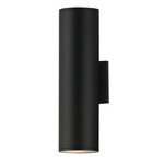 Stout Up/Down 120-277V Outdoor Wall Sconce - Black