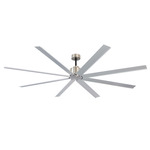 Condor Outdoor Extra Large Ceiling Fan - Brushed Aluminum