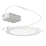 Slim Recessed Down Light - White