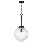 Kasbah Pendant - Oil Rubbed Bronze / Clear Ribbed