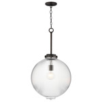 Kasbah Pendant - Oil Rubbed Bronze / Clear Ribbed