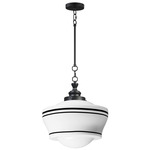 Eureka Pendant - Black / White