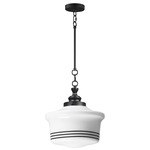 Eureka Pendant - Black / White
