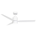Falcon Ceiling Fan with Light - Matte White / Matte White
