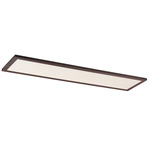 Sky Panel Color-Select Rectangular Ceiling Light - Bronze / White
