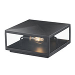 Catalina Outdoor Deck Lantern - Dark Bronze / Clear