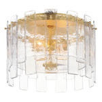 Warren Ceiling Light - Gold Leaf / Clear