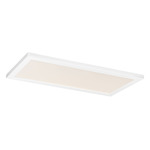 Sky Panel Color-Select Rectangular Ceiling Light - White / White