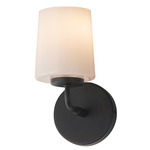 Durham Wall Sconce - Black / White