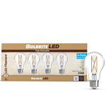 Basics Series A19 Med Base 7.6W 120V 2700K 80CRI 4-PACK - Clear