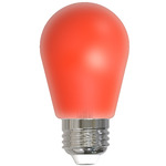 S14 Med Base Specialty Color 2.5W 120V 10-PACK - Red