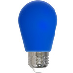 S14 Med Base Specialty Color 2.5W 120V 10-PACK - Blue