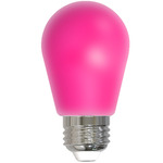 S14 Med Base Specialty Color 2.5W 120V 10-PACK - Pink