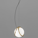 Pug Pendant - Floor Model - Polished Brass