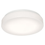 Cirrus Ceiling Light with Battery Backup - White / Frost