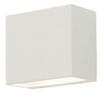 Dakota Color-Select Outdoor Wall Light - White / Frosted