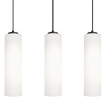 Leo Linear Multi Light Pendant - Black / White