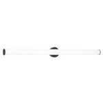 Leia Color-Select Bathroom Vanity Light - Black / Frosted