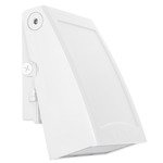 Poly Outdoor Wall Sconce - White / Clear
