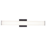 Tad Color-Select Bathroom Vanity Light - Black / Frosted