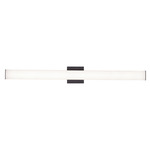 Tad Color-Select Bathroom Vanity Light - Black / Frosted
