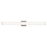 Tad Color-Select Bathroom Vanity Light - Satin Nickel / Frosted