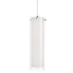 View Color-Select Pendant - Black / Frost / Clear