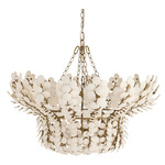 Bilal Chandelier - Antique Brass / Ivory
