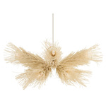 Kauai Chandelier - White / Rattan