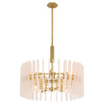 Klaus Chandelier - Antique Brass / Clear Seedy