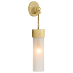 Jayce Wall Sconce - Antique Brass / Frosted