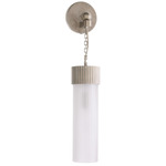 Jayce Wall Sconce - Vintage Silver / Frosted