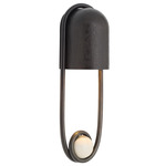 Ilma Wall Sconce - English Bronze / White