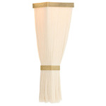 Jenessa Wall Sconce - Antique Brass / Ivory