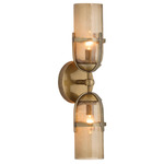 Jacobson Wall Sconce - Antique Brass / Smoke