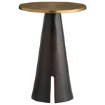 Katara Accent Table - Bronze / Antique Brass