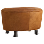 Koda Ottoman - Ebony / Brown
