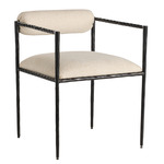 Barbana Chair - Natural Iron / Oxford White