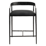 Ansel Bar / Counter Stool - Natural Iron / Midnight Grey