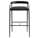 Ansel Bar / Counter Stool - Natural Iron / Midnight Grey
